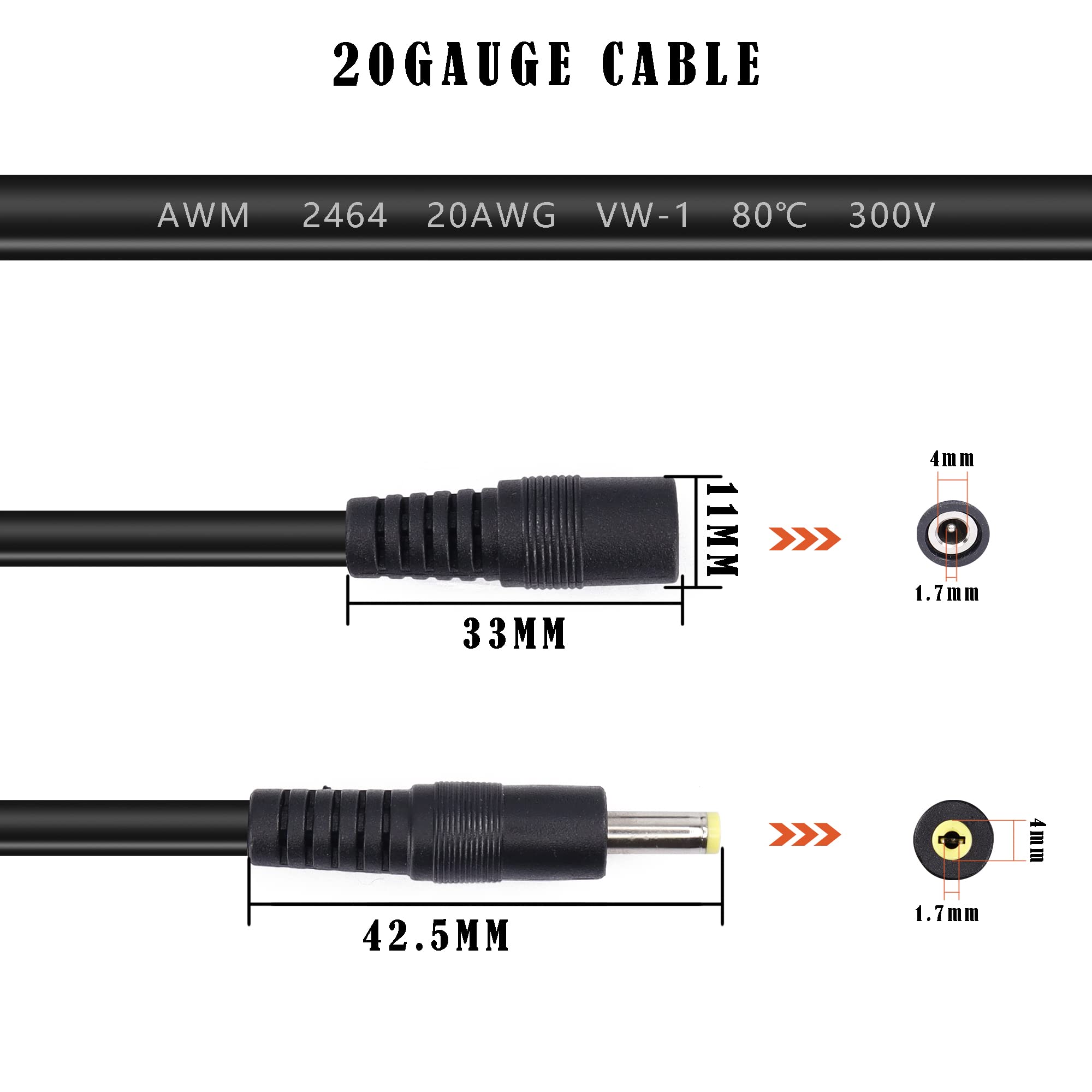 Verlengkabel stroomadapter Sagemcom voor DIW7022: welke maat Jack? | KPN