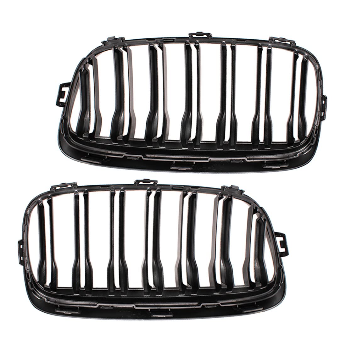 2 piezas de malla de parrilla delantera para BMW 2-Series F45 Active Tourer Pre-facelift 2-Series F46 Gran Tourer Pre-facelift 2014-2018