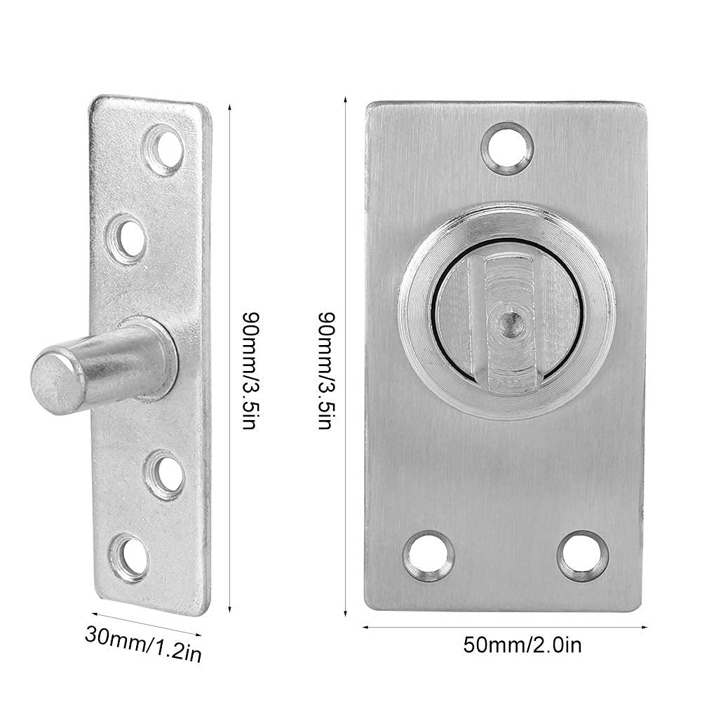 Door Pivot Hinges, Heavy Duty Hinges for Wood Doors 360 Degree Shaft