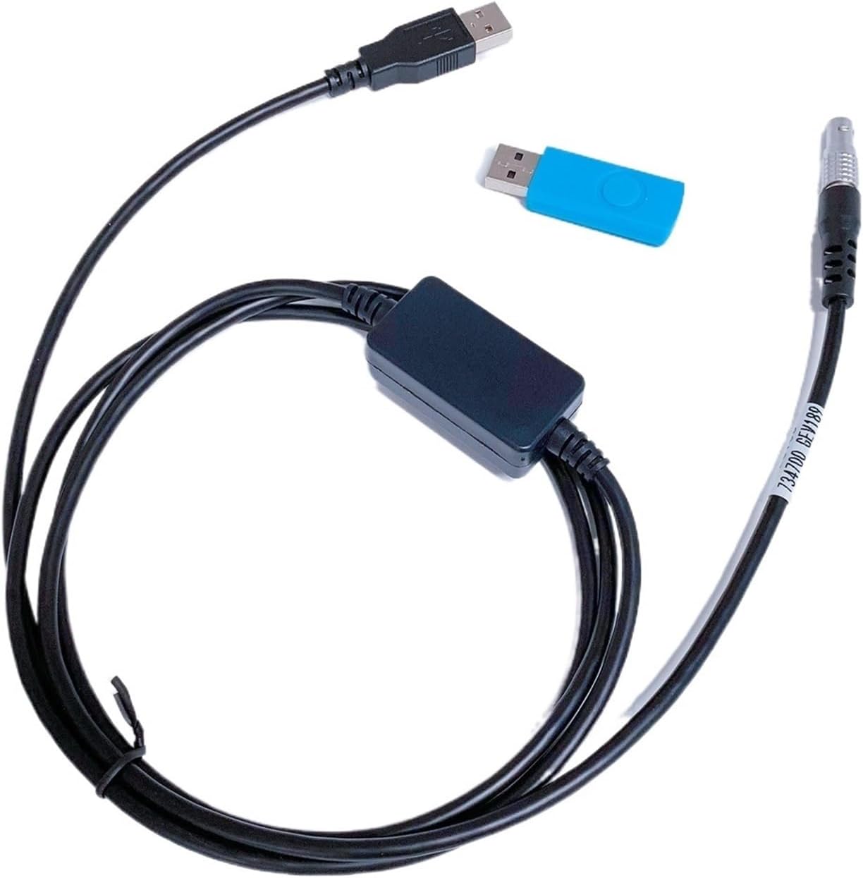 GEV189 734700 USB Data Download Cable for TS03 TS06 TS09 TS11 TCR802 Survey Total Station(1.8m)