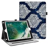 Fintie New iPad 9.7 Inch 2017 / iPad Air 2 / iPad Air Case - [Corner Protection] Multi-Angle Viewing Folio Stand Cover w/ Pocket, Auto Wake / Sleep for Apple iPad 2017, iPad Air 1 2, Indigo Dreams