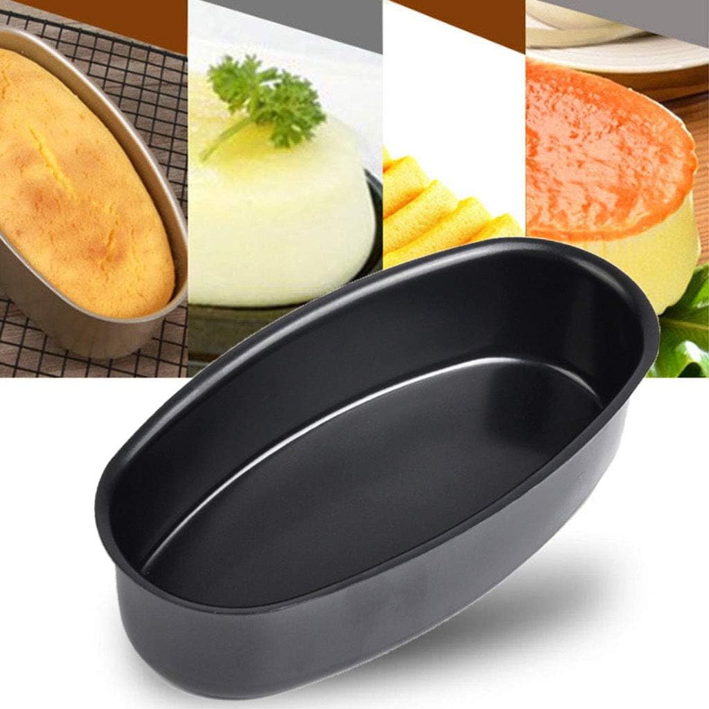 Antss Molde Ovalado para Pan Y Tarta De Queso, Bandeja para Hornear, Utensilios De Cocina para Horno DIY, Moldes para Pan Antiadherentes para Hornear Pan De 9 Pulgadas