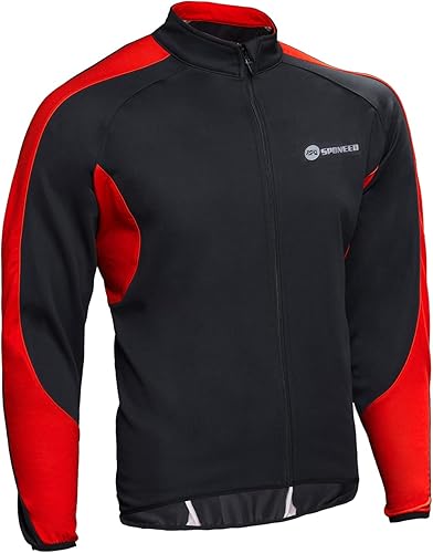 Miniatura 4 de sponeed Chaquetas a prueba de viento para hombre, abrigo de forro polar, camisas de invierno, térmicas, para nieve, correr, ciclismo, abrigos