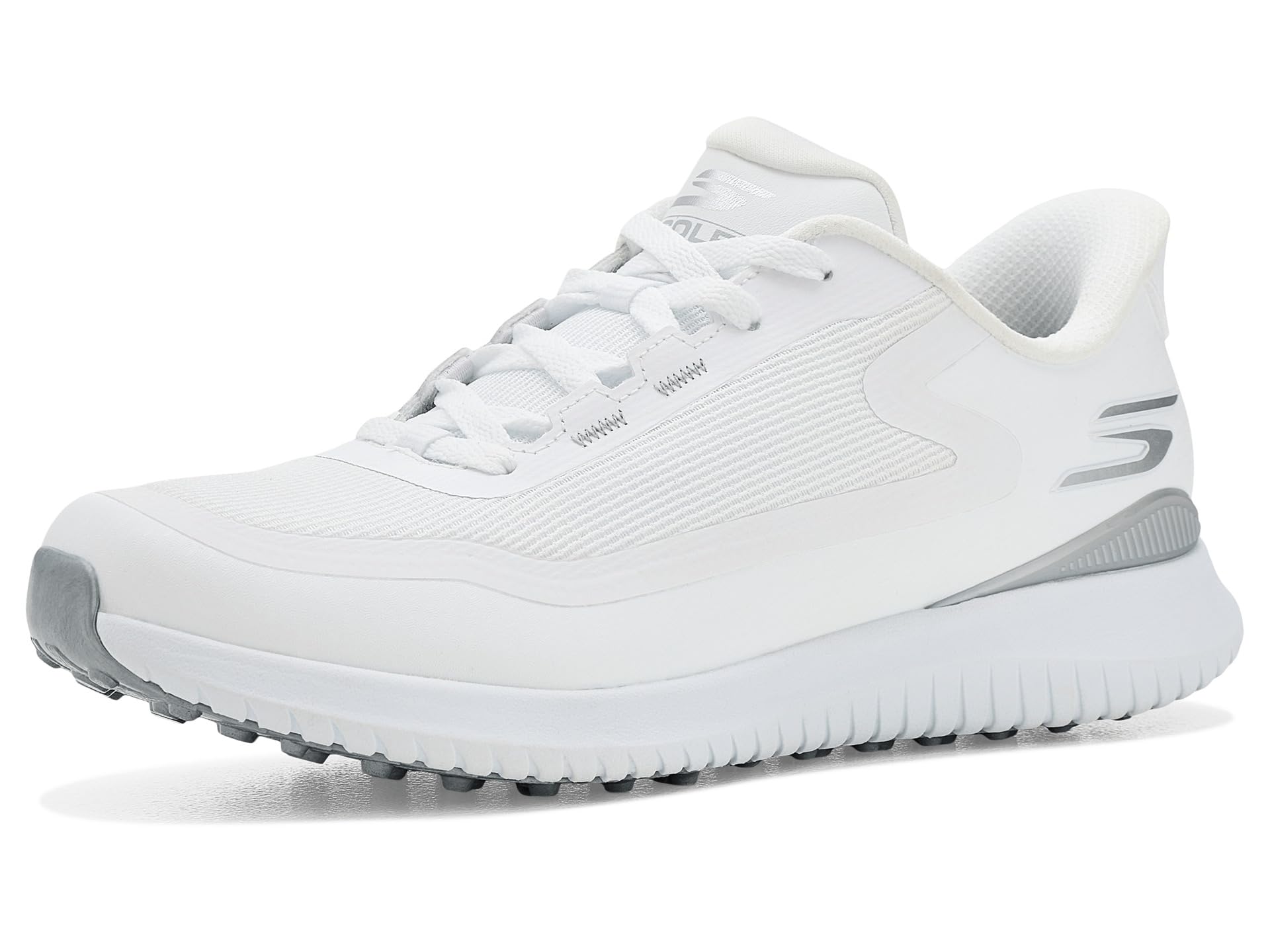 Skechers Damen Golfschuh Flight Slip-in Spikeless – Flight Slip-in Spikeless, weiß/silber, EU41