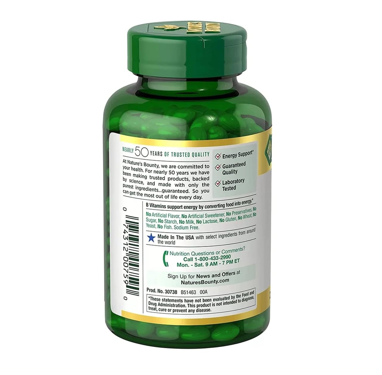 Nature's Bounty Biotin 10,000 mcg, 250 Rapid Release Softgels
