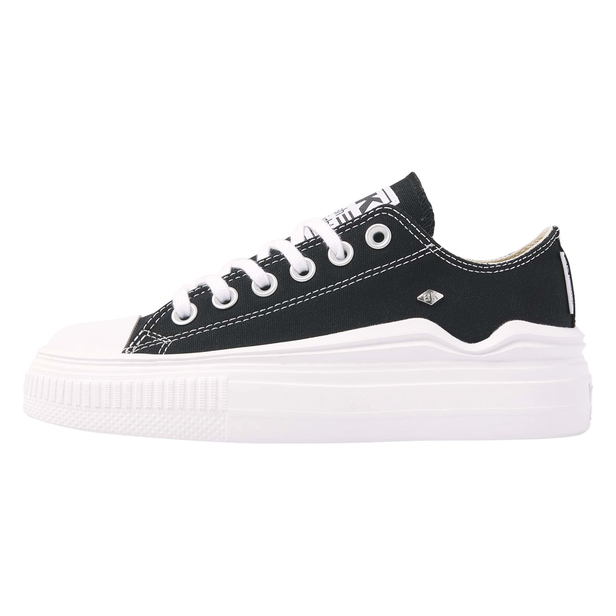 British Knights Women's Kaya Flow Low Sneaker, Black, 4.5 UK
