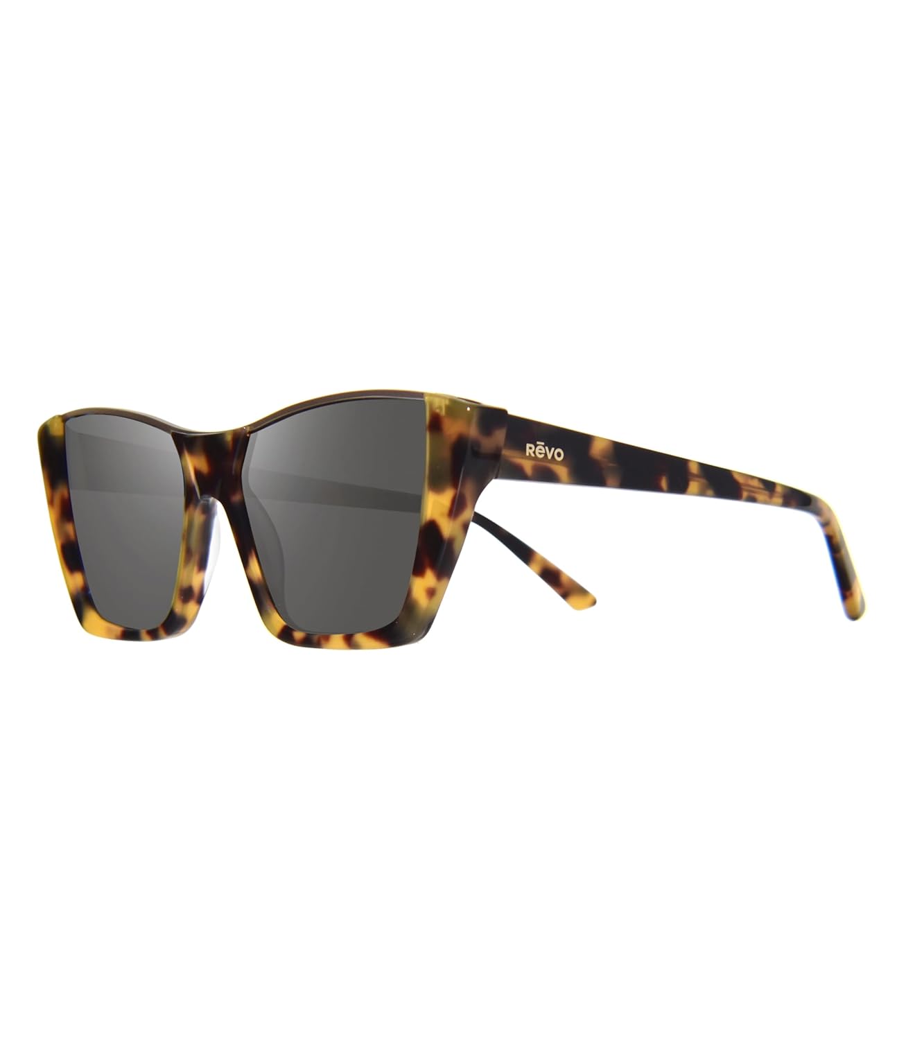 Revo Chelsea Womens Polarized Sunglasses Everyday Fashion Sunglasses Biodegradable Handmade Frame with Metal Details