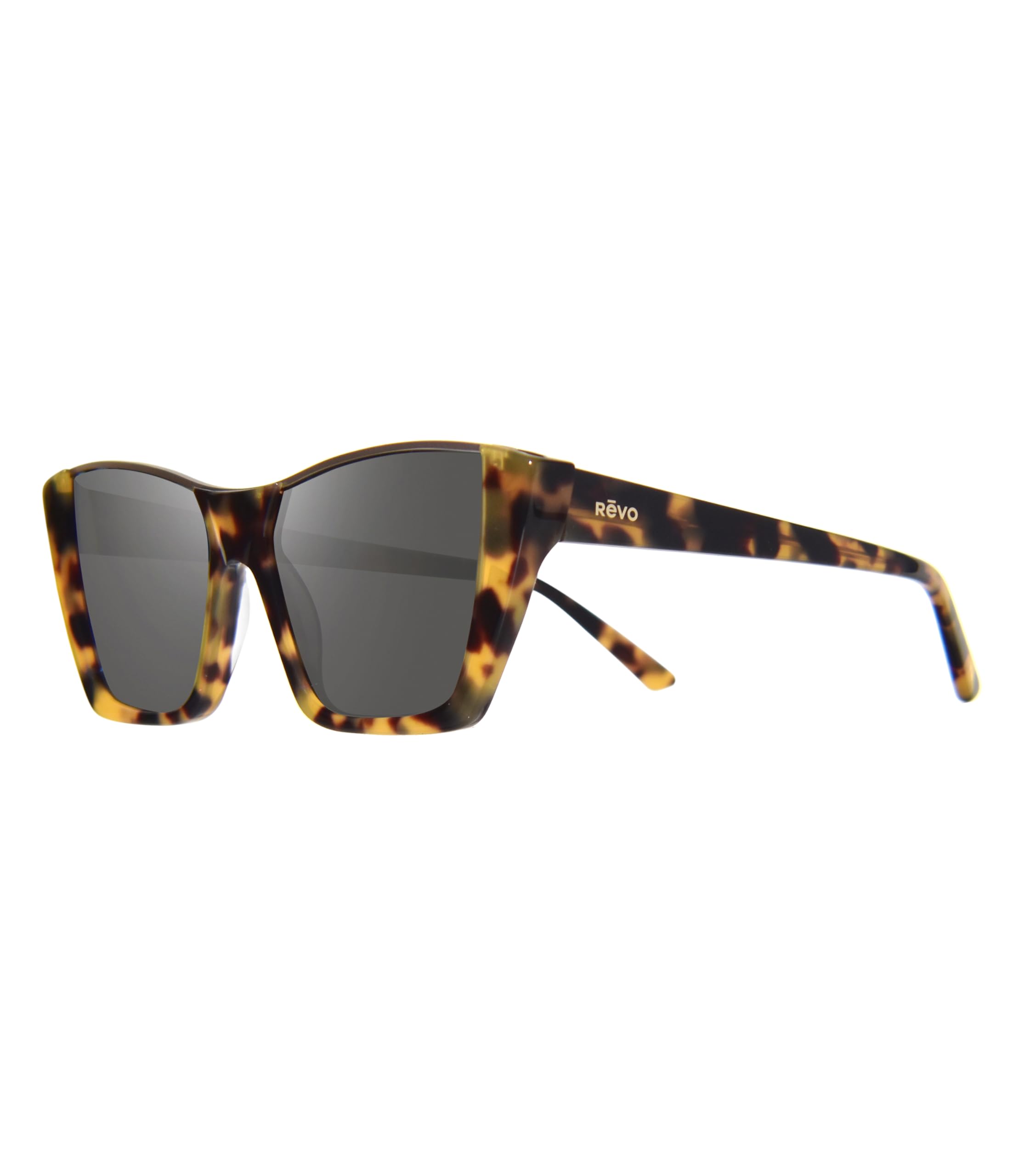 Revo Chelsea Womens Polarized Sunglasses Everyday Fashion Sunglasses Biodegradable Handmade Frame with Metal Details