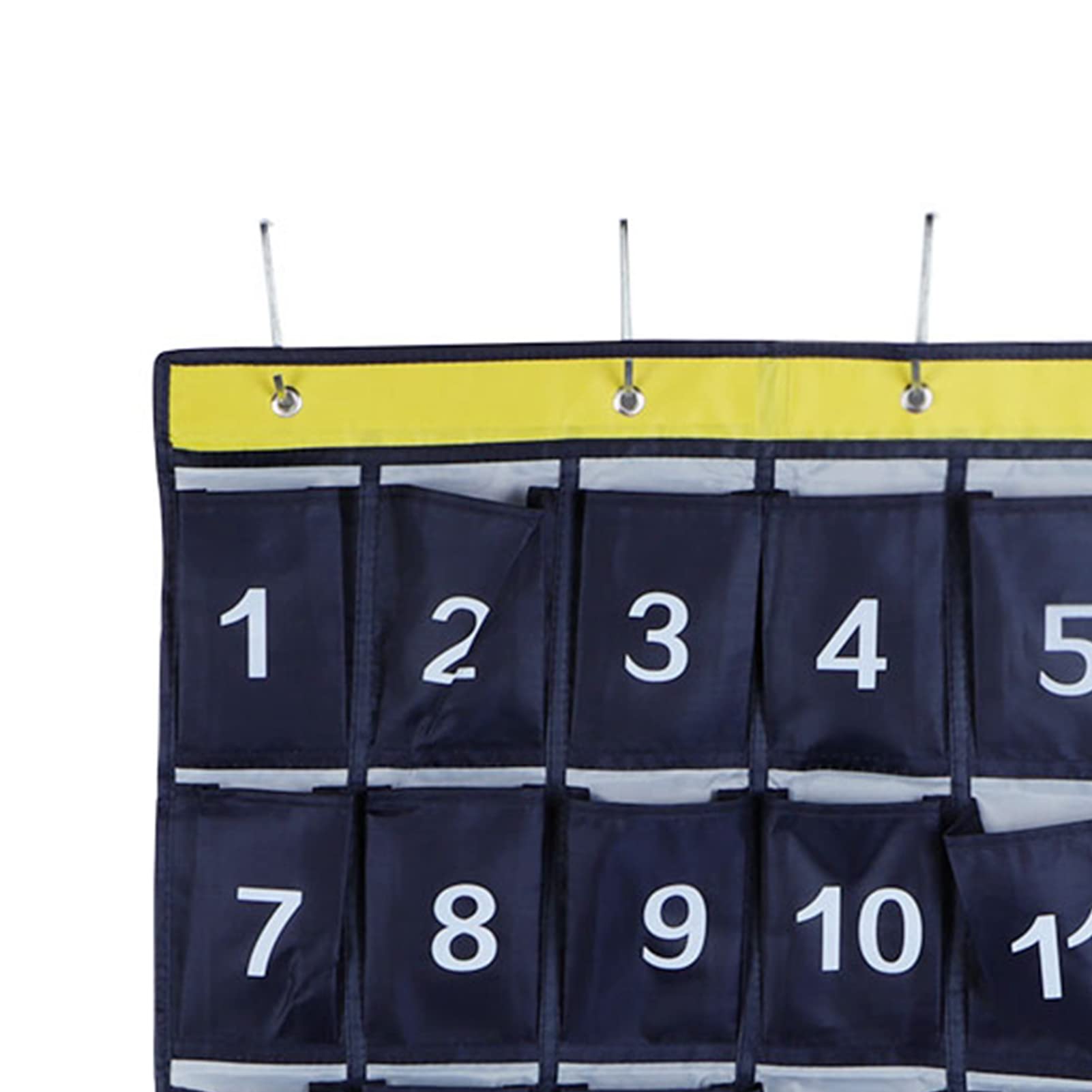 Tissting Tableau de Poche Numéroté de Salle de Classe à 30 Poches, Pochettes pour Téléphone Portable, Organisateur de Tableaux, Porte Suspendue et Sac de Rangement Mural