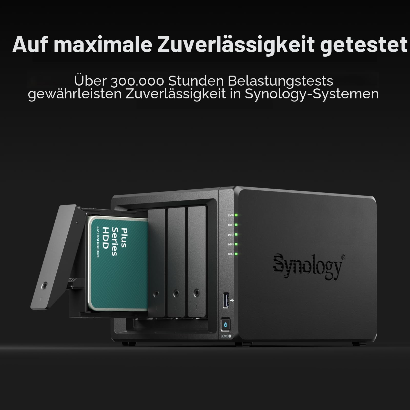 Synology, HAT3310, 8TB, 3.5" SATA Home User HDD, MTTF 1 Million Hours
