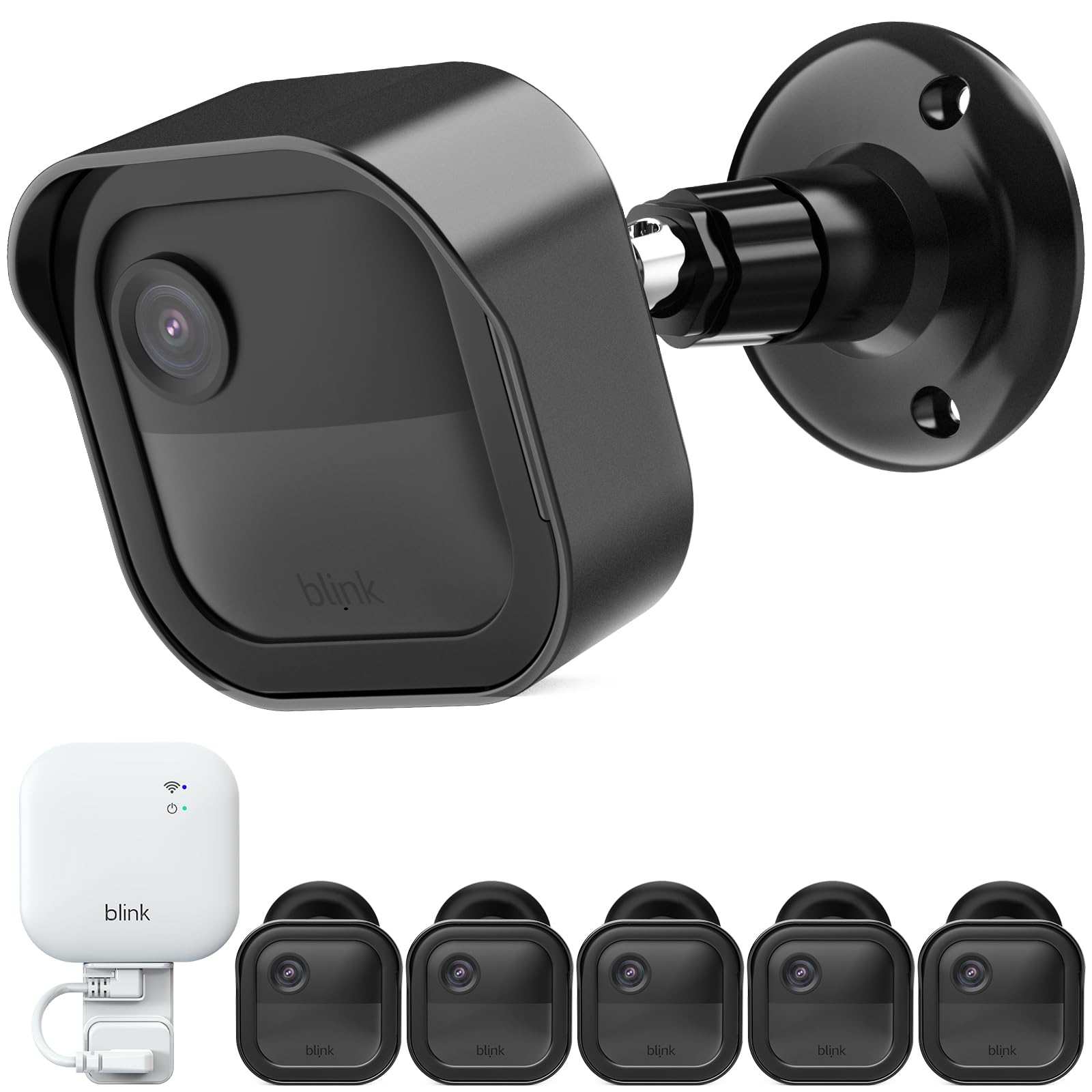 Camera Mount for Blink Outdoor 4 (4th Gen) and Blink Outdoor (3rd Gen), 5 Pack Weatherproof Protective Housing and 360 Degree Adjustable Mount with