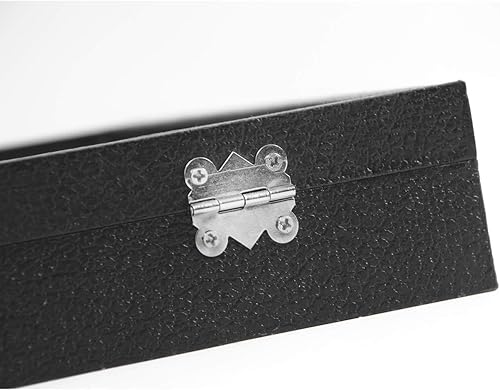 Miniatura 3 de Ogrmar Tapa de cristal 20 ganchos bandeja de collar organizador de joyas collar escaparate cajas de almacenamiento (collar)