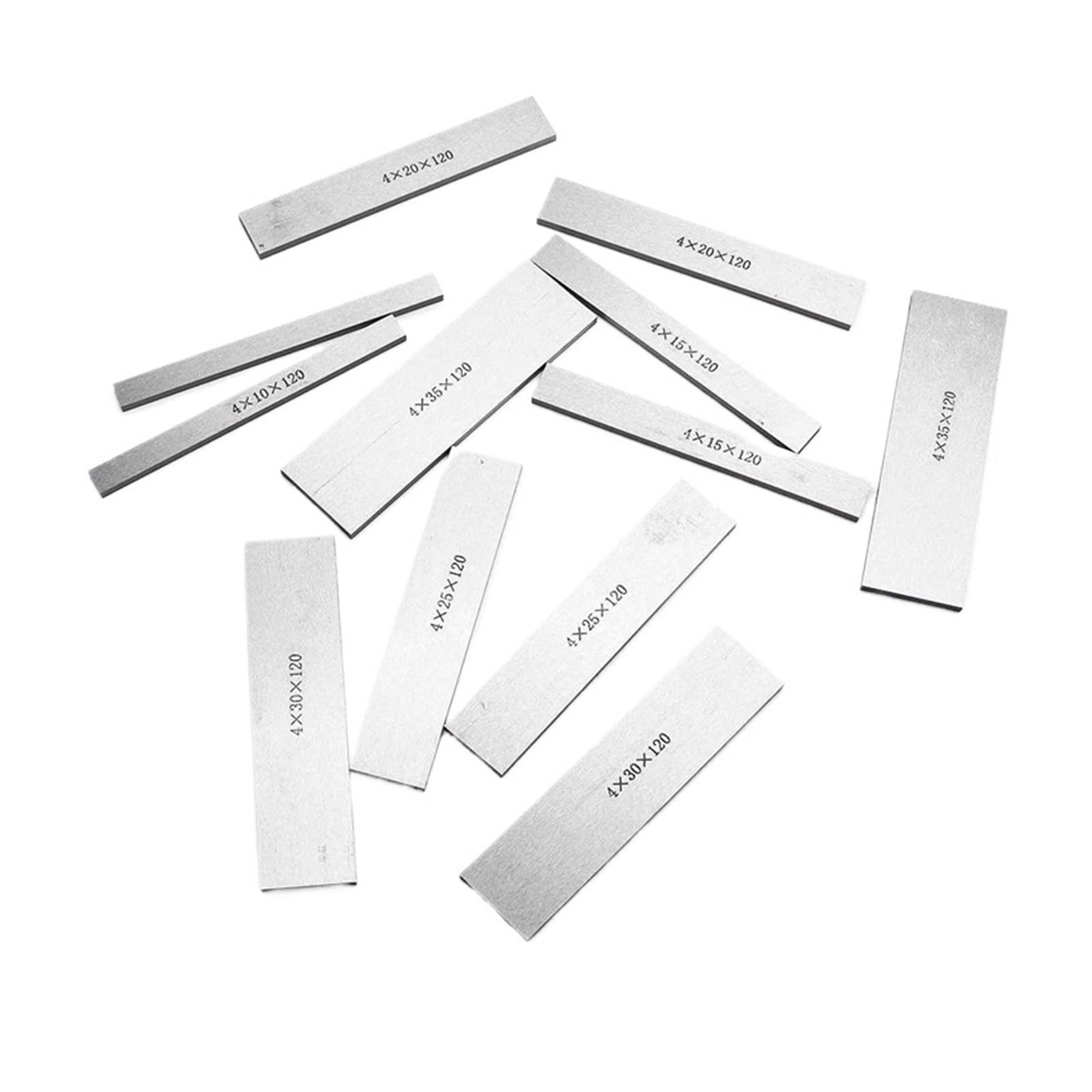 GUTUYEHKEA Parallel Measuring Block 6 Pairs 12Pcs Alloy Steel CNC Milling Pads Set 120mm for Vice Machine Lathe