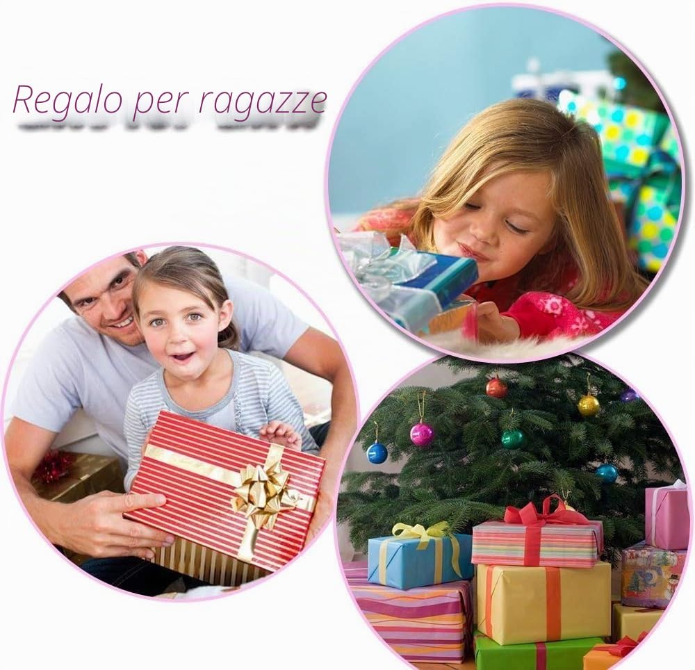 Miunana 23 Pezzi Per 11.5 Pollici 30 CM Bambola: 3 Costumi Da Bagno + 1 Vestito Sirena + 3 PCS Scarpe + Piscina + 15 Accessori D'Estate