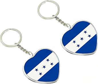 JAVD Honduras Flag Keychain - 2 Pack