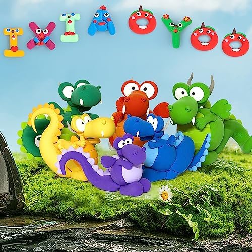 Ixiaoyoo Air Dry Clay, Modelling Clay for Kids, 64 Colors DIY Molding Magic Clay for with Tools, Soft & Non-Sticky, Toys Gifts for Age 3 4 5 6 7 8+ Years Old Boys Girls Kids 6 61FzvD3fifL. AC