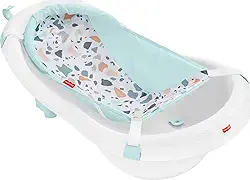 Fisher Price Banheira Deluxe 4 em 1, Banho para bebê, Estágio de desenvolvimento