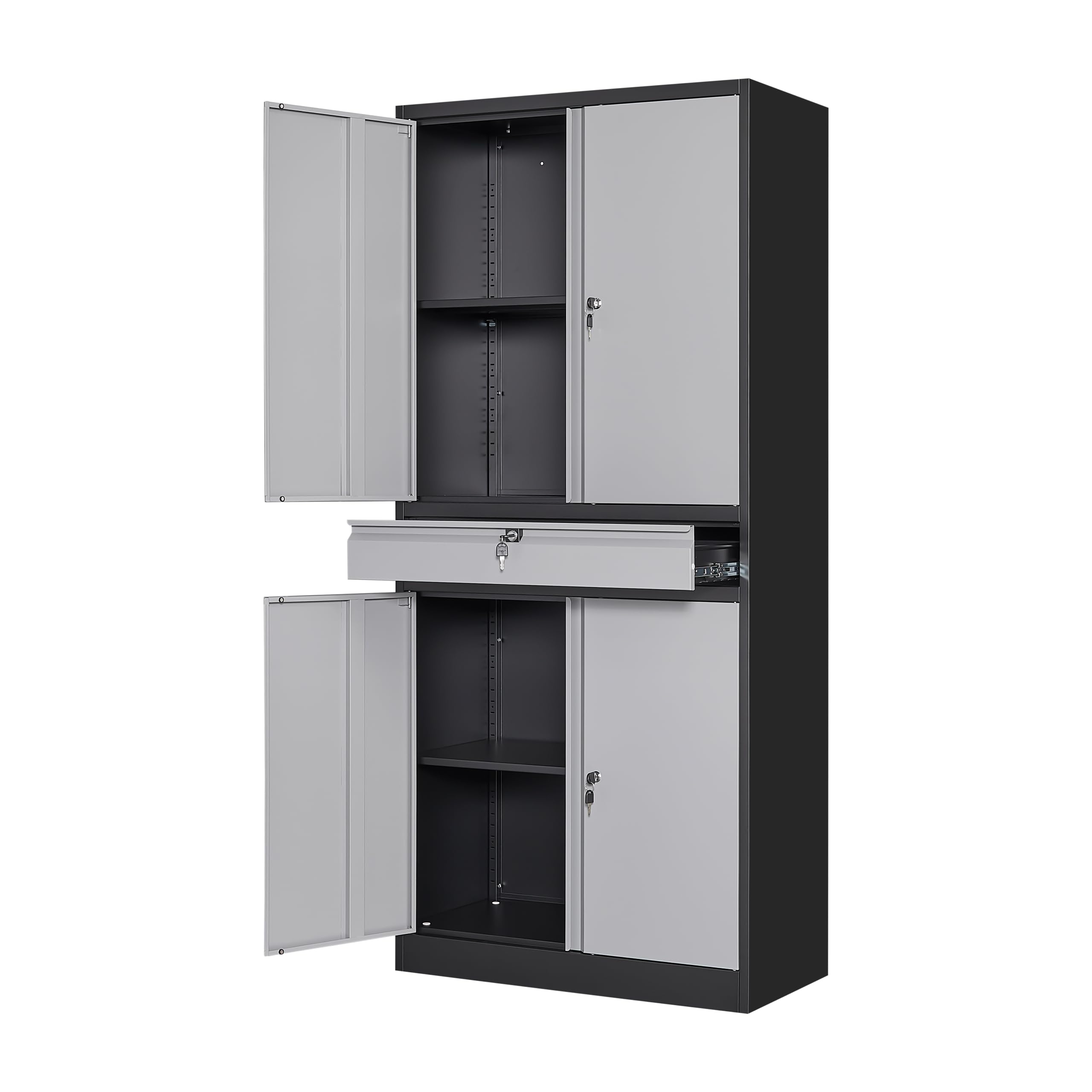 Yizosh Metal Garage Storage Cabinet
