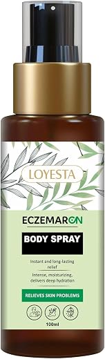 LOYESTA Eczemaron Body Spray for Itchy & Dry Skin Care, Herbal Moisturizing Formula with Neem, Menthol & Eucalyptus, Light...