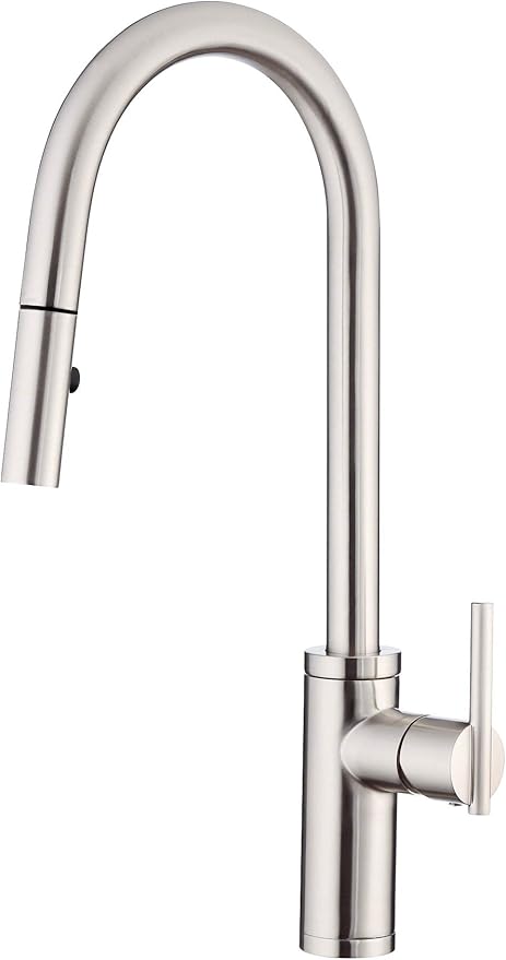 Danze D454058SS Parma Cafe Pull-Down Kitchen Faucet with SnapBack Retraction, Stainless Steel Danze D454058SS Parma Cafe Pull-Down Kitchen Faucet with SnapBack Retraction, Stainless Steel