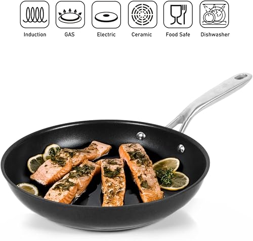 Vista 24 de Colección Onyx de TECHEF con nuevo revestimiento antiadherente de teflón platinum (PFOA)., 12", Negro