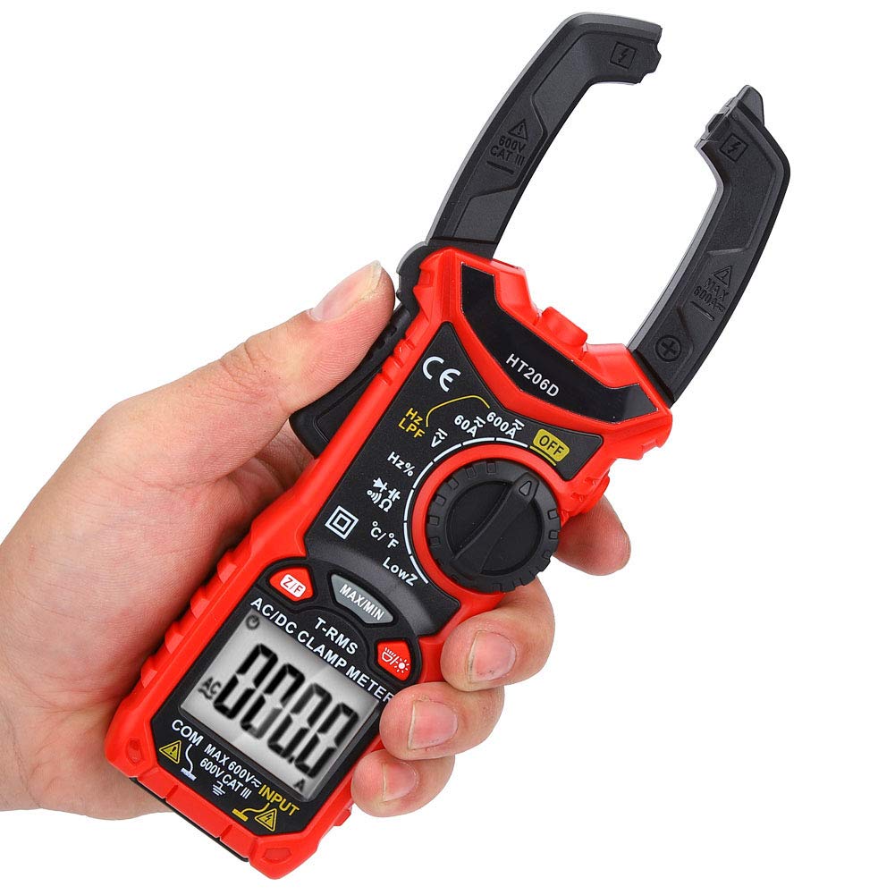 Mini-Digital-Zangenmessgerät, 6000 Counts AC/DC-Spannungsprüfer