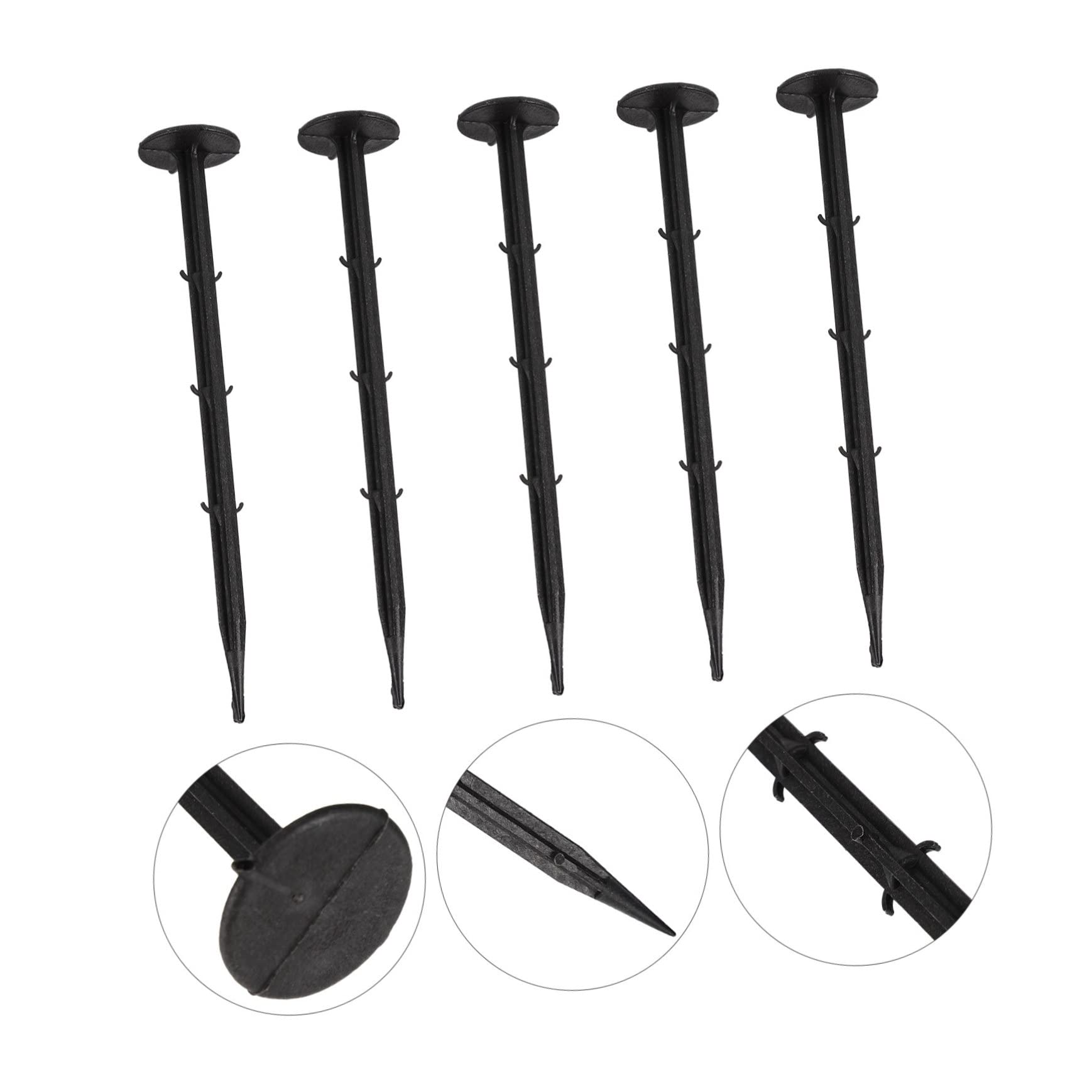 Piquets de Sol Écologiques pour Le Jardinage 100 Pièces de 20 Cm Et Faciles à Utiliser