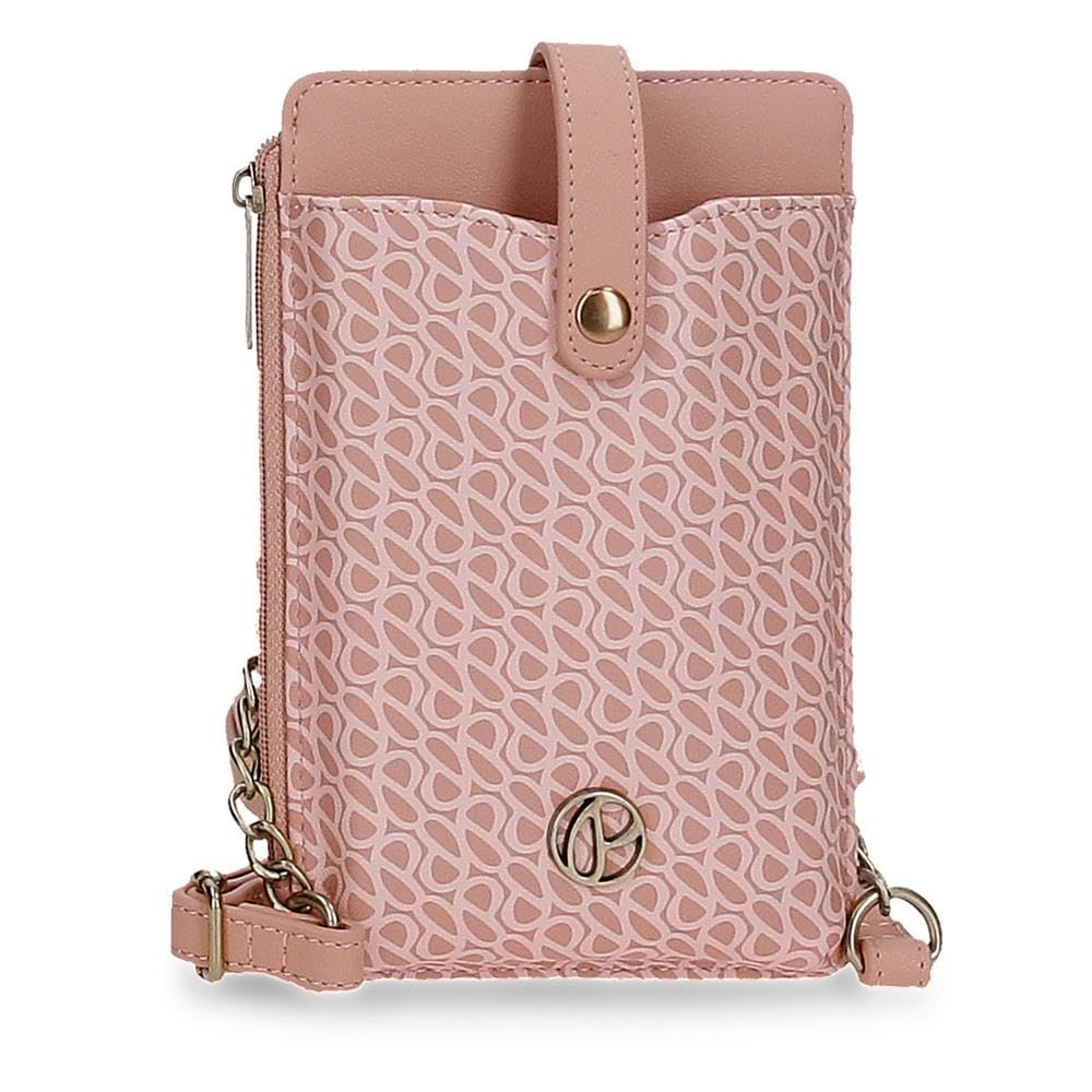 Pepe Jeans Megan Small Pink Shoulder Bag 9.5 x 16.5 cm Faux Leather, Pink, One Size, Small Crossbody Bag