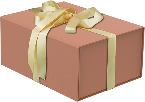 MOYEUPAC Caja de regalo de 9 x 7 x 4 pulgadas con tapa de cierre magnético para embalaje de regalo caja de regalo para el día del padre día de la