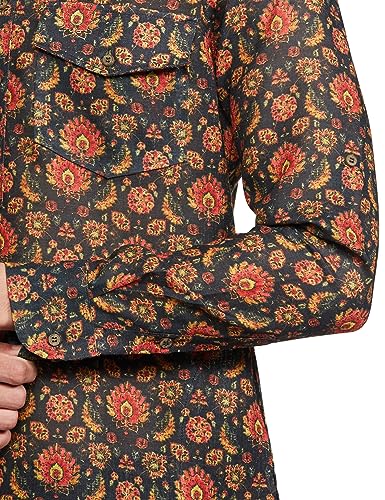 Image of Manthan Blended Viscose Relaxed Kurta for Men