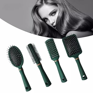 TORMUND Hair Scalp Massage Comb Hairbrush Wet Curly Hair Brush Paddle Hair Brush Comb Set for Women and Men 4 Pcs Wet Hair Brushes for long Hair No Tangle Hair Brush for Curly or Straight Hair