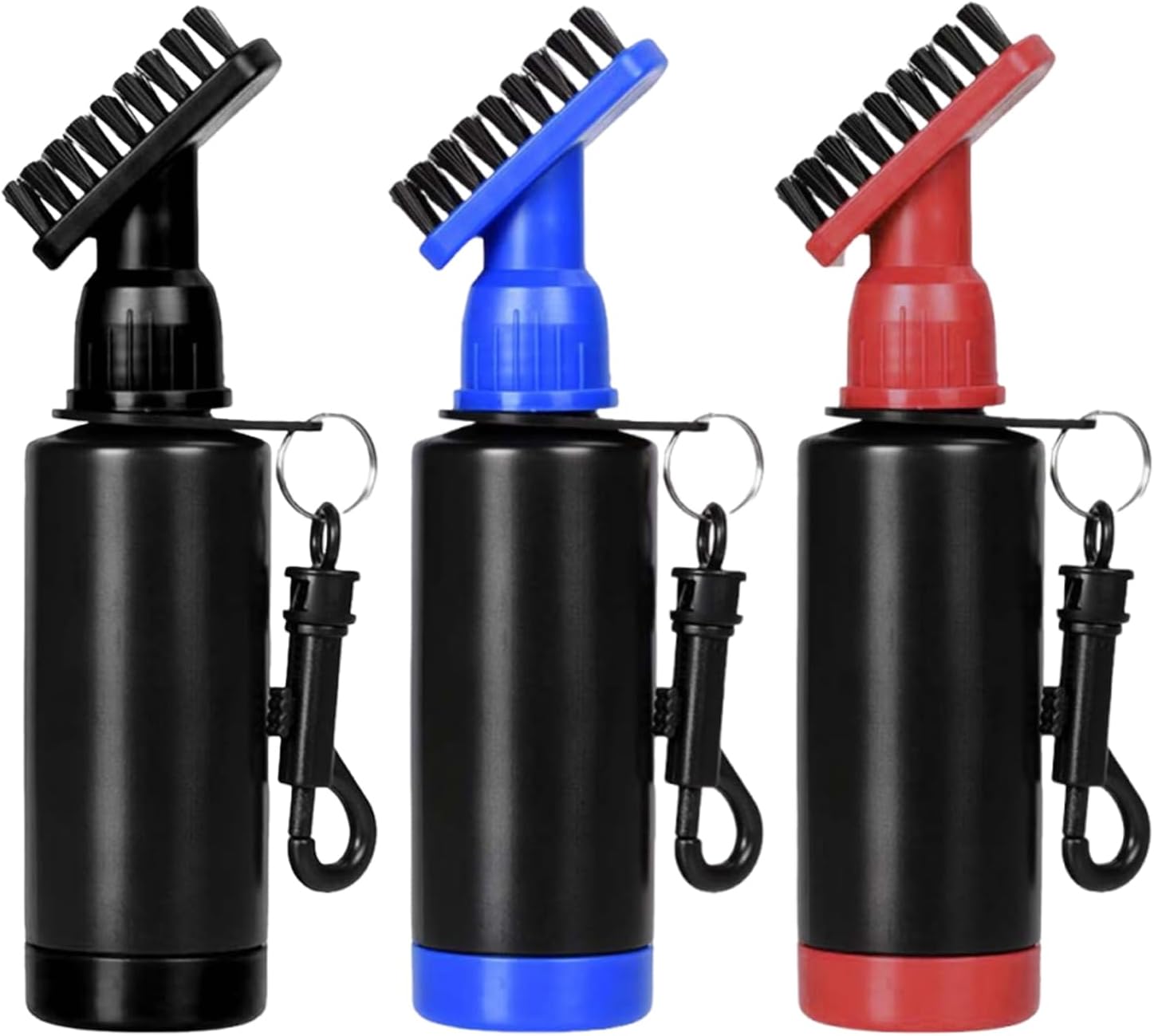 Golf Club Scrub Brush, Keychain Sport Cleaner, Sturdy Compact Cleaning Tool with Practical Structure, Golf Accessory with Easy Use Design, Brush for Irons Woods Putters Use