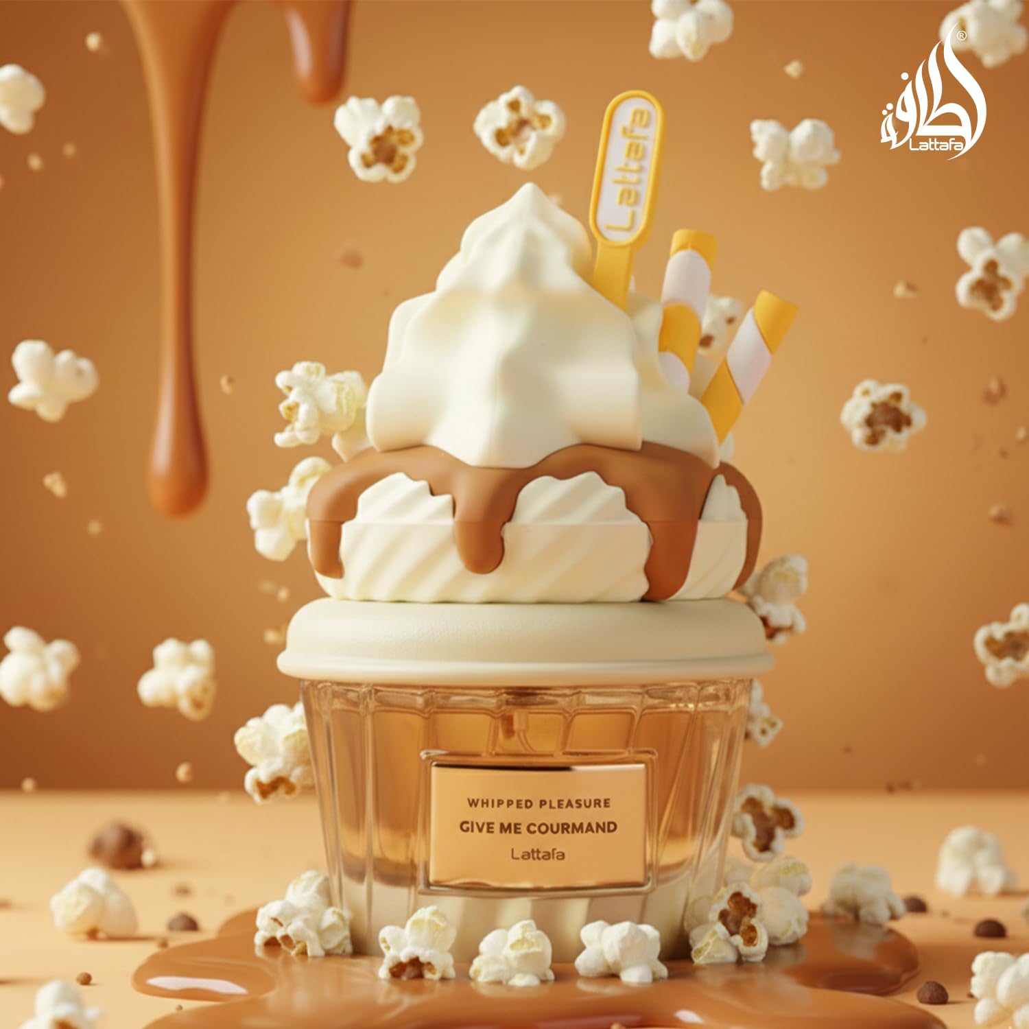 Lattafa Whipped Pleasure Eau de Parfum, Give Me Gourmand Collection, Spray Form, 75ml, Whipped Cream, Caramel & Vanilla Scent, Long-lasting - Image 5