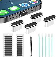 Vista 1 de Enchufe antipolvo USB C, paquete de 4 cubiertas antipolvo USB C tipo C antipolvo, puerto de carga, tapa protectora con cubierta antipolvo