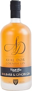 Colwith Farm Distillery, Aval Dor Rhubarb & Ginger Gin, Small Batch Craft, Gluten Free, 42%, 70cl