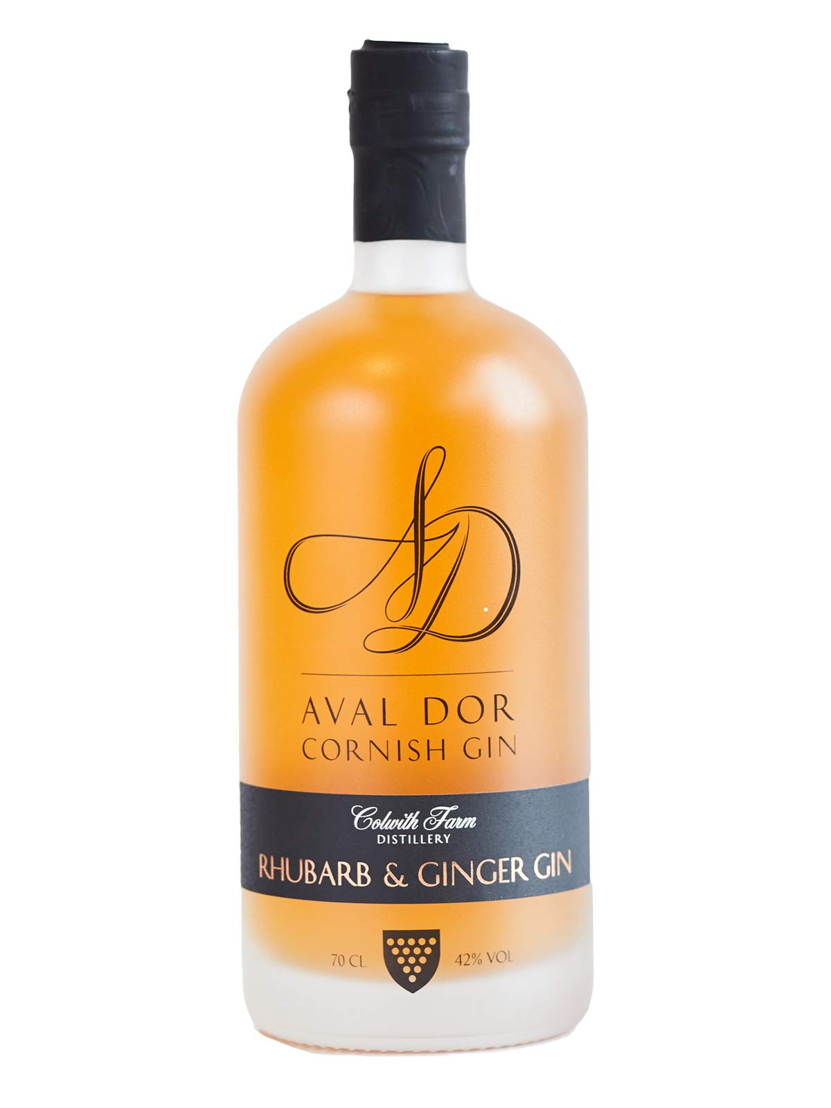 Colwith Farm DistilleryAval Dor Rhubarb & Ginger Gin, Small Batch Craft, Gluten Free, 42%, 70cl