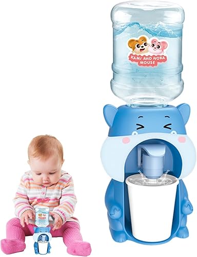Dispensador de agua de escritorio, mini enfriador de mesa, bomba de agua recargable, pequeña máquina de agua para niños y adultos, ideal para