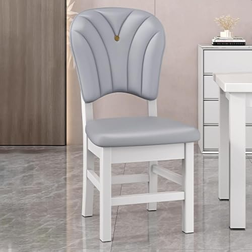 Miniatura 3 de Upholstered Leather Dining Room Chairs, Dining Chairs Set Kitchen Chair with Solid Wood Legs, Dining Room Side Chair for Bedroom, Vanity, Living