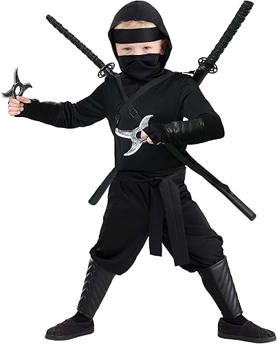 Miniatura 2 de Disfraz de Ninja Shinobi Stealth para niños pequeños
