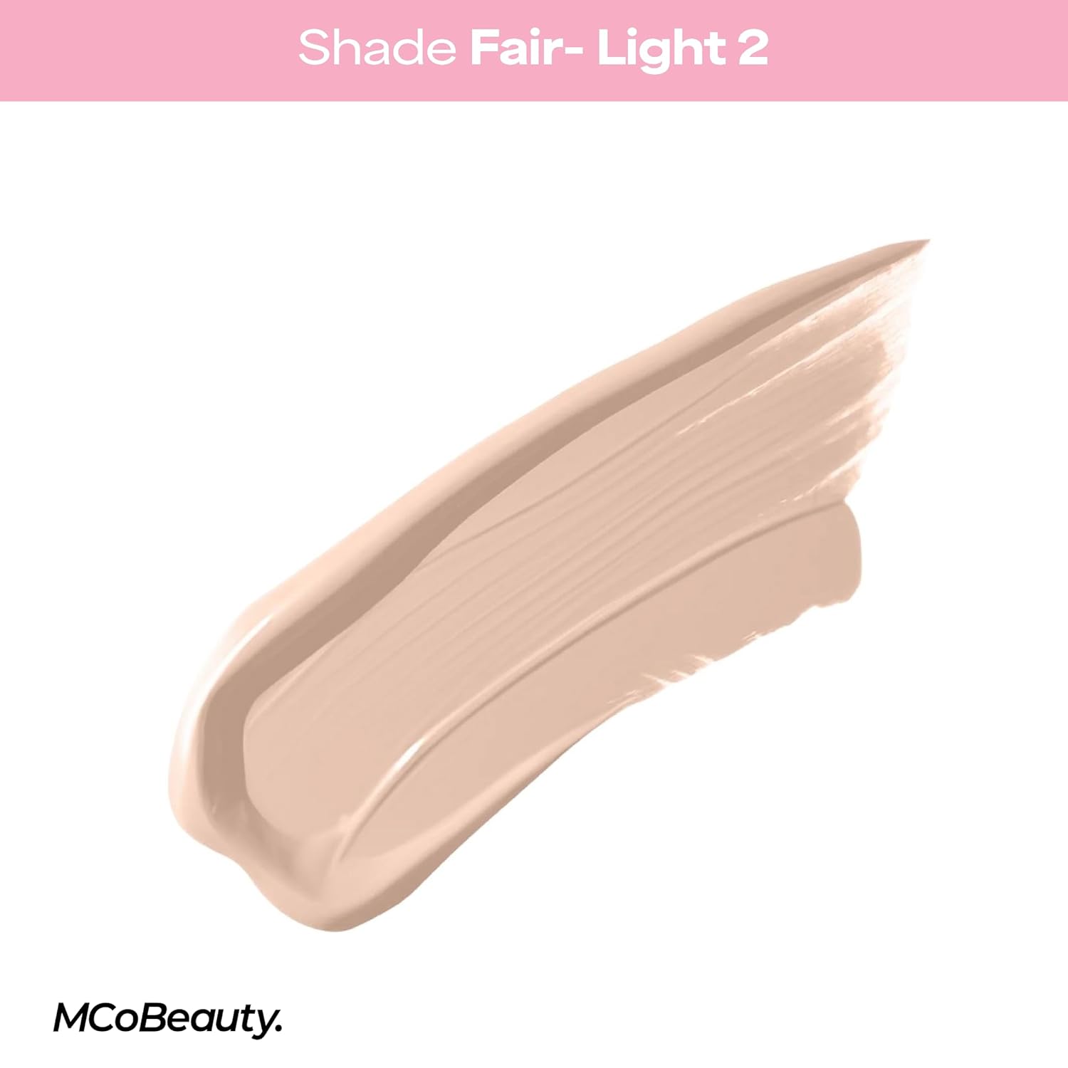 MCoBeauty - Brighten & Perfect Cream Concealer - 2 Light Fair - Hydrating Corrector Medium Coverage Blemish & Under Eye Concealer - With Vitamin E, Hyaluronic Acid & Aloe Vera - Image 5