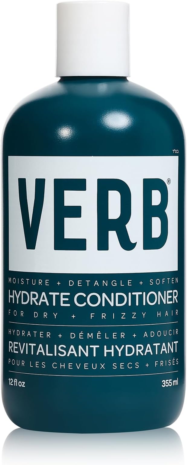 VERB Hydrate Conditioner - Nourish Dry + Frizzy Hair - Smooth + Reduce Frizz - Amber + Warm Jasmine Scent