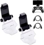 PS4 Controller Phone Clip, PS4 Slim Pro Controller Grip for Android Smart Phone, 180 Degree Gaming Holder Mount Stand Bracket for PlayStation 4 Game Controller 6 in Samsung, Pixel, OnePlus