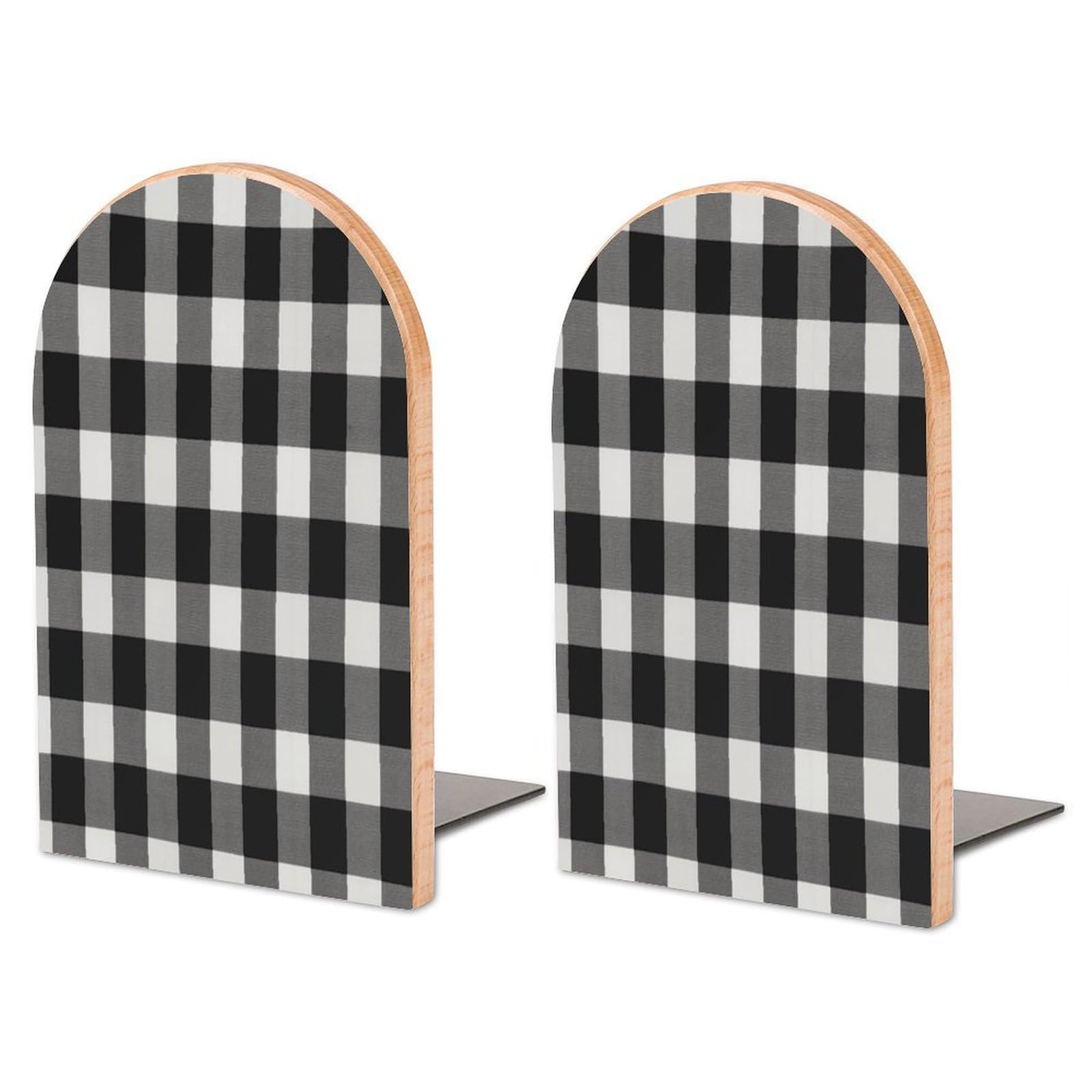 Sujetalibros de madera moderno universal económico para solucionar el desorden en baldas