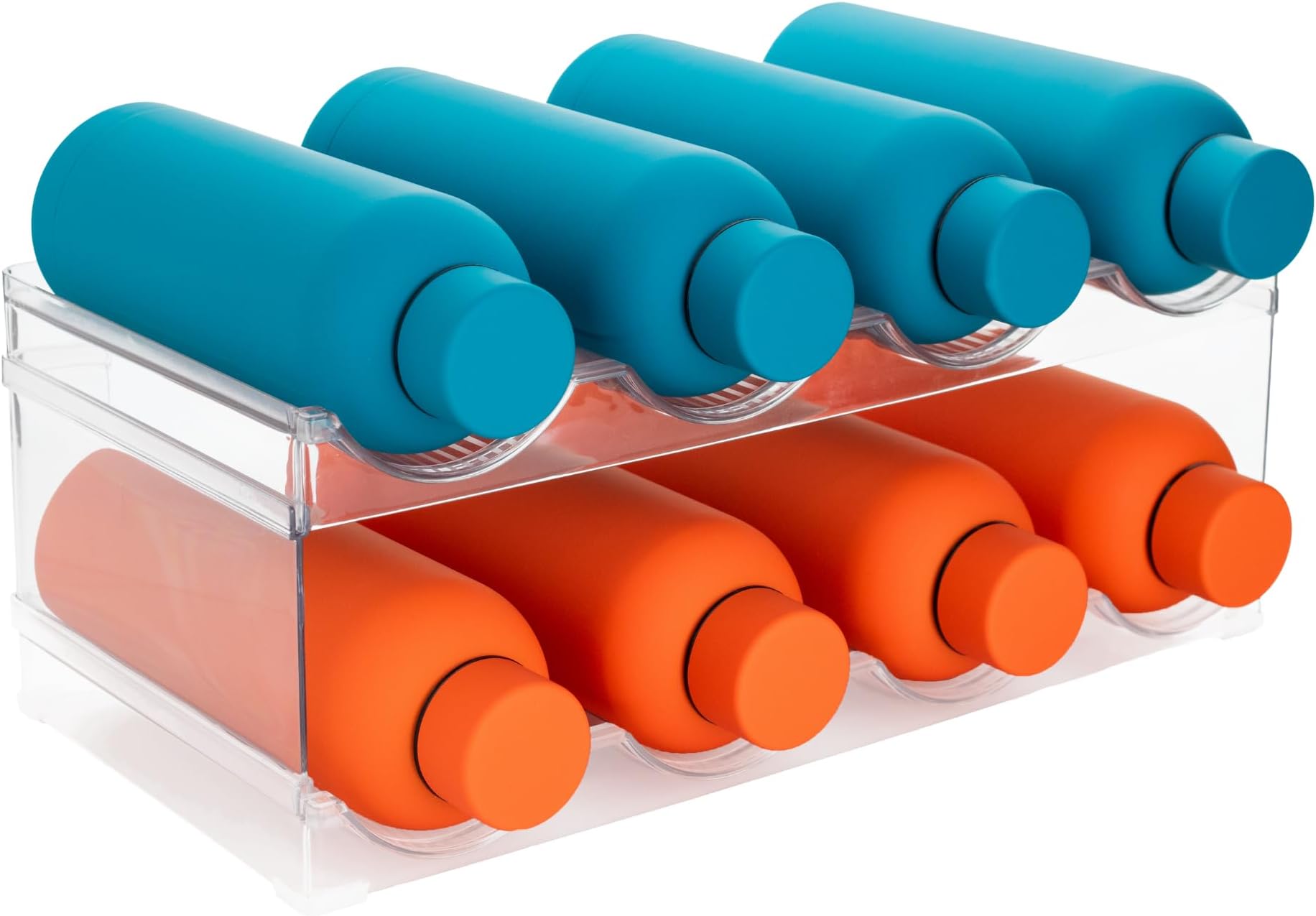 Amazon.com: AIEVE Water Bottle Organizer for Cabinet, 2 Pcs Tumbler Lid ...