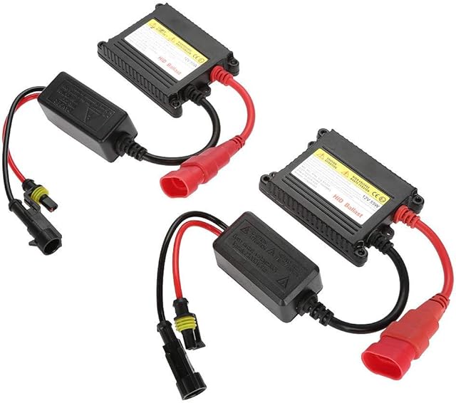 12V 55W Universal HID Ballast, Digital Slim Xenon Ballast Replacement for H1 H7 H8 H11 9005 9006