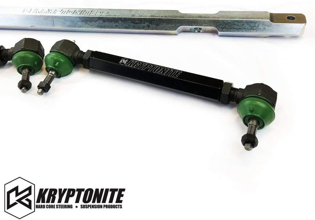 Kryptonite SS Series Center Link Tie Rod Package Compatible with 2001-2010 Chevy/GMC 2500HD 3500HD KRCLP10