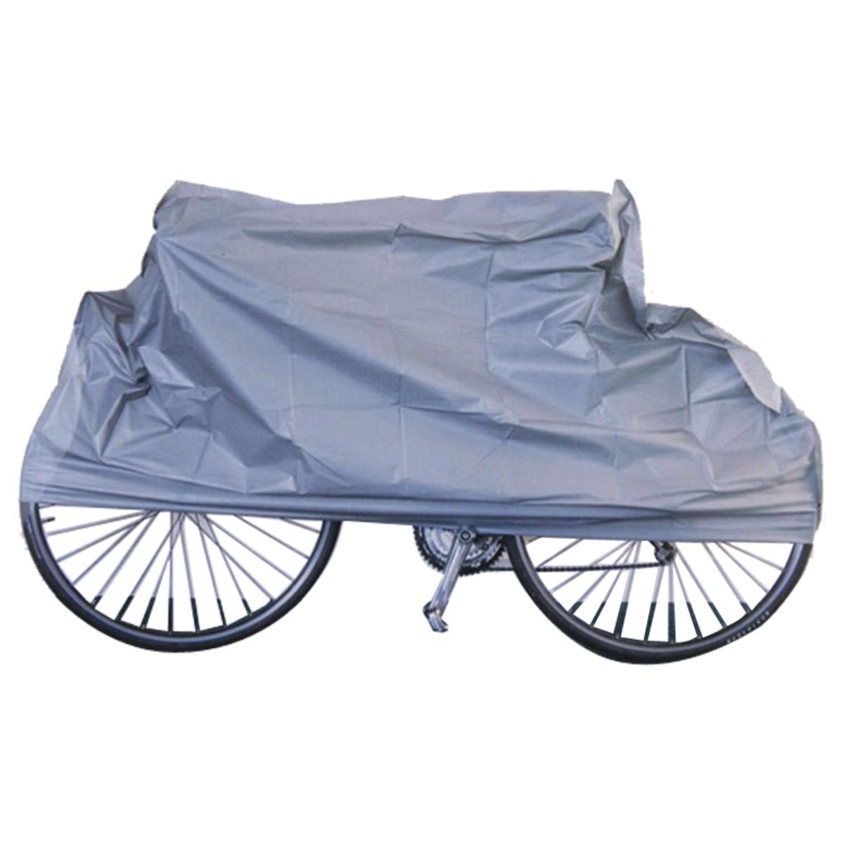 Buystarget Universal Bike Bicycle Cover for 2 Bikes Waterproof Cover with Lock Holes 210T Oxford Fabric Outdoor Storage Anti Rain UV Bike Covers Windproof Elastic Fits Most Bikes PU Coating Carry Bag