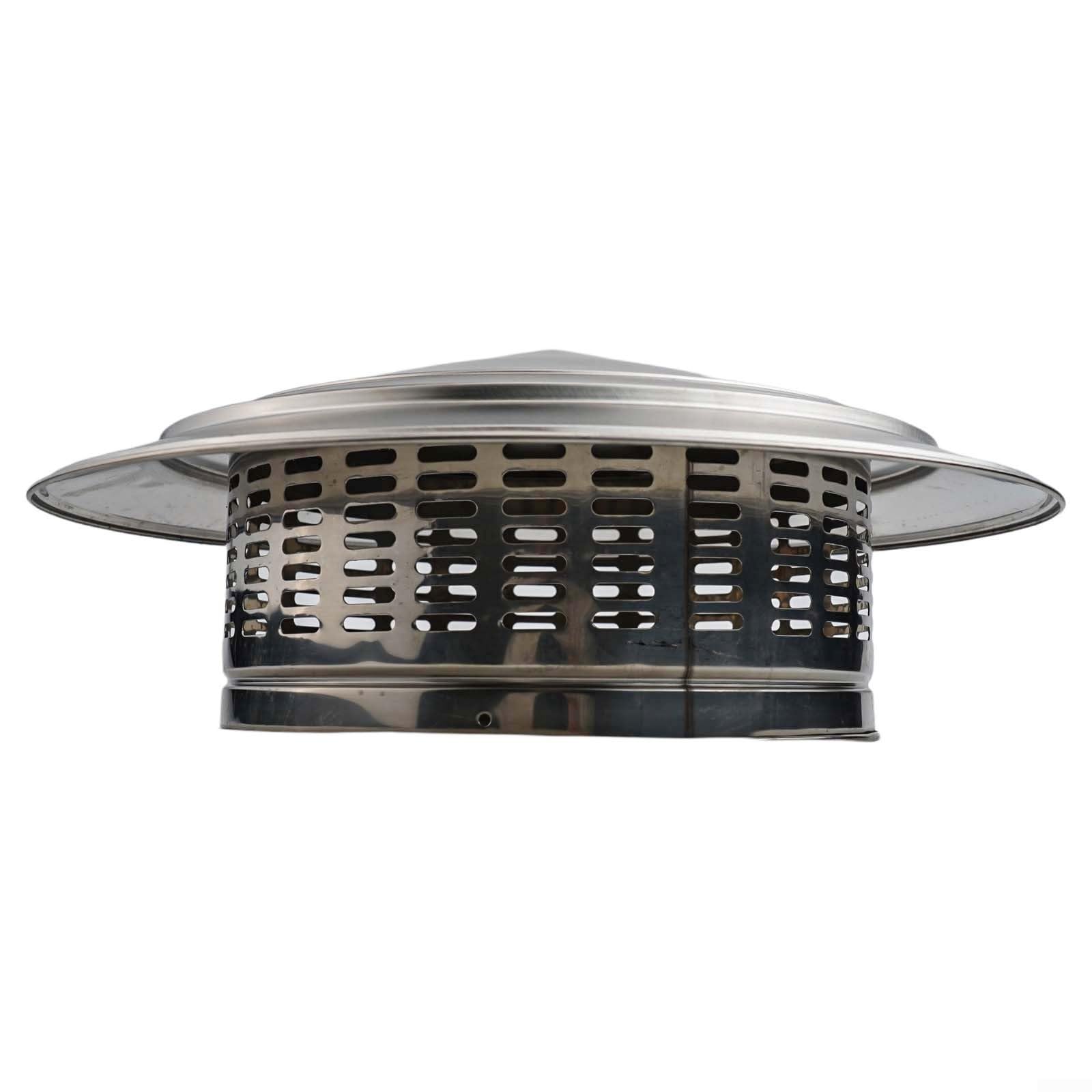 Sombrero de chimenea para chimenea, sombrero de techo de metal, cubierta de tapa de lluvia para chimeneas, conductos de ventilación, chimeneas, campanas de escape (250 mm)
