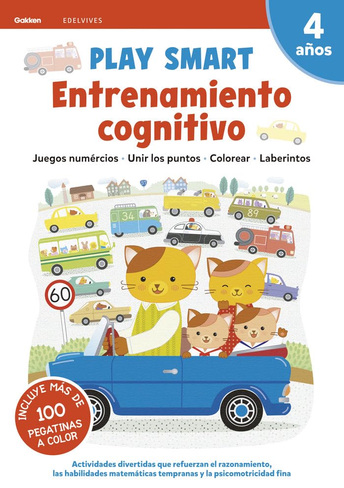 Play Smart : Entrenamiento cognitivo. 4 años - 9788414031933
