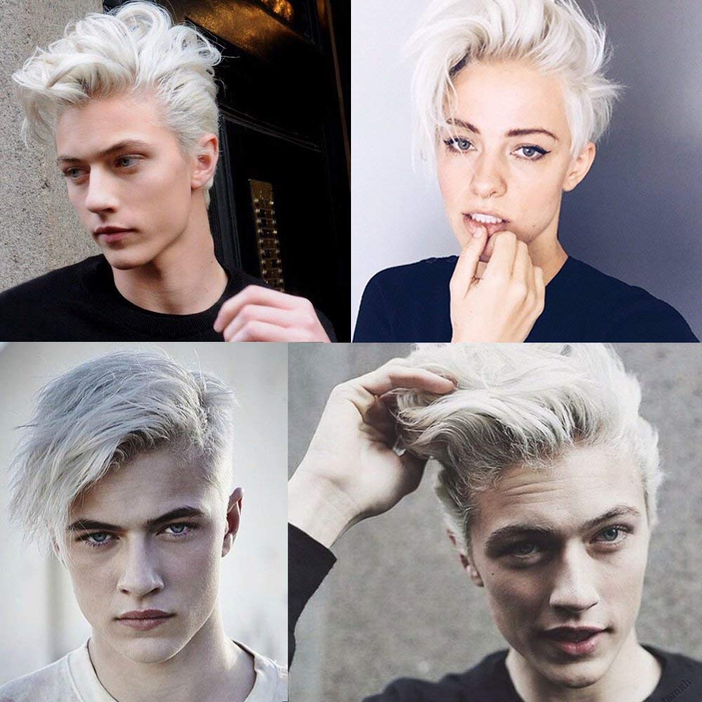 Dyed White Hair Men